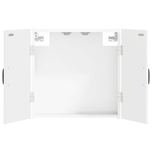 vidaXL Dartbord Kabinet UTRECHT Hoogglans Wit 52,5 x 10,5 x 53,5 cm