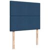 vidaXL Ottoman bed met matras 120x190 cm stof blauw