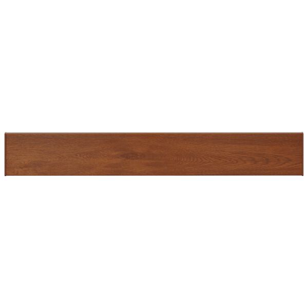 vidaXL Raamsokkel Bruin Hout 120 x 25 x 4,5 cm PVC