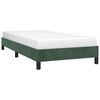 vidaXL Bedframe zonder matras 90x200 cm fluweel donkergroen
