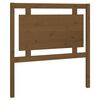 vidaXL Hoofdbord 95,5x4x100 cm massief grenenhout honingbruin