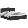 vidaXL Bedframe met lade met opslag Zwart 180 x 200 cm Ingenieurshout