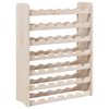 vidaXL Wijnrek 67,5x25x87 cm massief grenenhout