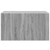 vidaXL Wandkast 70x42,5x40 cm bewerkt hout grijs sonoma