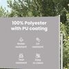 vidaXL Windscherm uittrekbaar 120x300 cm grijs