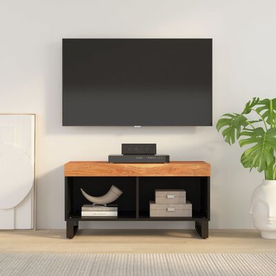 vidaXL Tv-meubel 85x33x43,5 cm massief acaciahout
