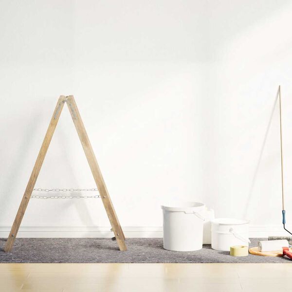 vidaXL Antislip schildersvlies 25 m 180 g/m&sup2; grijs