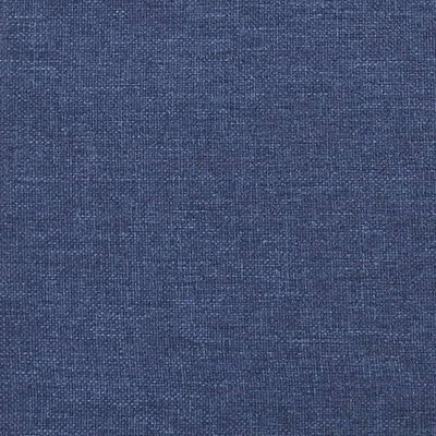 vidaXL Pocketveringmatras 90x190x20 cm stof blauw
