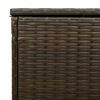 vidaXL Opbergbox voor buiten 100x55x55,5 cm poly rattan bruin