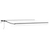 vidaXL Handmatige Luifelhouder met LED's 4 &times; 3,5 m