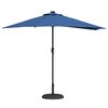 vidaXL Tuinparasol Azurblauw 294 x 150 x 224 cm Polyester en staal
