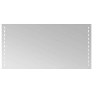 vidaXL LED Badkamer Spiegel Doorzichtig 100 x 50 cm gehard glas