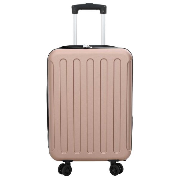 vidaXL Koffer met slot Roségoud 34 x 23 x 55.5 cm ABS Kunststof