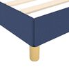 vidaXL Bedframe zonder matras stof blauw 200x200 cm