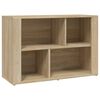 vidaXL Dressoir 80x30x54 cm bewerkt hout sonoma eikenkleurig