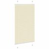 vidaXL Pliss&eacute; rolgordijn 70x150 cm stofbreedte 69,4 cm polyester cr&egrave;me