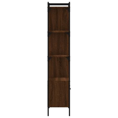vidaXL Boekenkast met deur 44,5x30x154,5 cm hout bruin eikenkleur