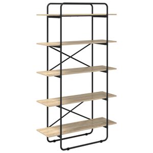 vidaXL Boekenrek 5-laags 100 x 35 x 175,5 cm PB Sonoma Eiken