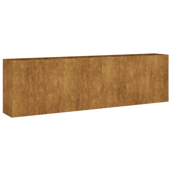 vidaXL Plantenbak verhoogd 280x40x80 cm cortenstaal