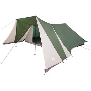 vidaXL Tipi Tent 12-persoons Groen taft