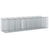 vidaXL Gabion Verhoogd Bed 4 pcs Zilverkleurig
