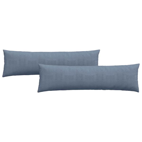 vidaXL Sofa Kussens 2 stuks Blauw 145 x 40 cm Cordstof