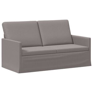 vidaXL 2-zits bank Taupe 150 x 81 x 82 cm Stof