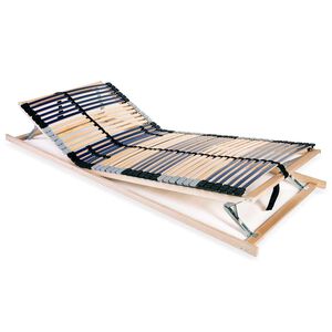 vidaXL Lattenbodem met 42 latten 7 zones 70x200 cm