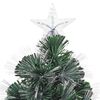 vidaXL Kunstkerstboom met decoratieve touwlichten Groen 150 cm PVC