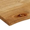 vidaXL Tafelblad met natuurlijke rand 80x60x2,5 cm massief mangohout