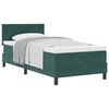 vidaXL Boxspringbed met hoofdeinde Donkergroen 90 x 190 cm Fluweel