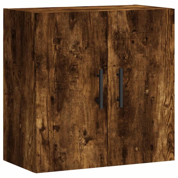 vidaXL Wandkast 60x31x60 cm bewerkt hout gerookt eikenkleurig