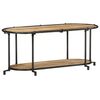vidaXL Tv-meubel 100x42x40 cm massief ruw mangohout