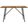 vidaXL Eettafel Bruin 110 x 55 x 62 cm Massief Acaciahout