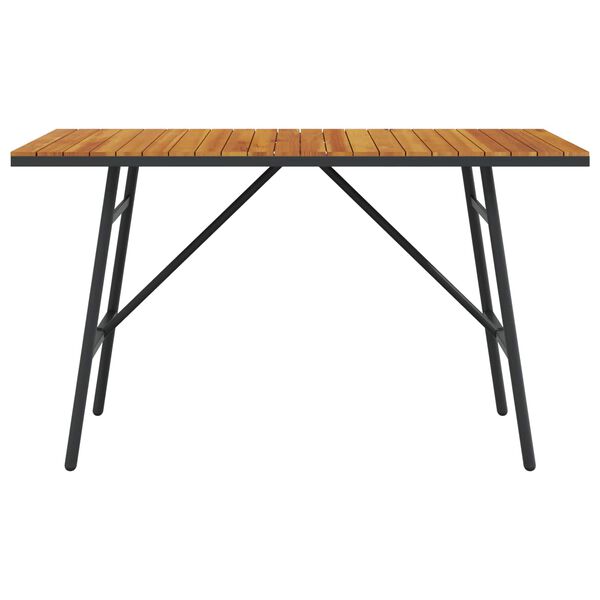 vidaXL Eettafel Bruin 110 x 55 x 62 cm Massief Acaciahout