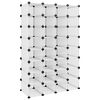 vidaXL Schoenenrek 93x36,5x140 cm polypropeen transparant