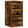 vidaXL Ladekast 40x41x76 cm bewerkt hout gerookt eikenkleurig