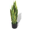 vidaXL Kunst sanseveria plant met pot 65 cm groen