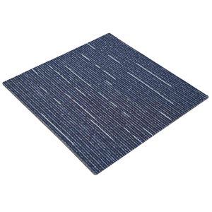 vidaXL Vloertegel Gestreept Blauw 50 x 50 cm 36 pcs PP en Bitumen