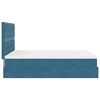 vidaXL Ottoman bed met matrassen en LED's 140x190cm fluweel