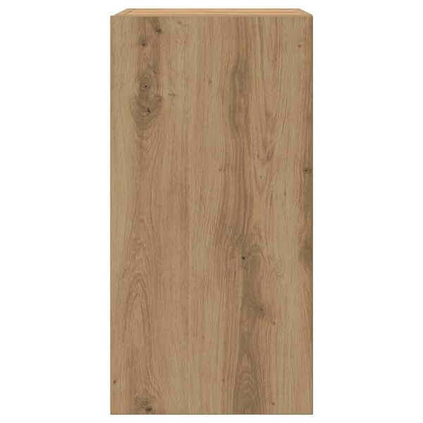 vidaXL Tv-meubelen 2 st 30,5x30x60 cm bewerkt hout artisanaal eiken