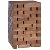 vidaXL Kruk Naturel 29 x 29 x 48 cm Massief gerecycled hout
