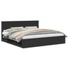 vidaXL Bedframe met lade met opslag Zwart 200 x 200 cm Ingenieurshout