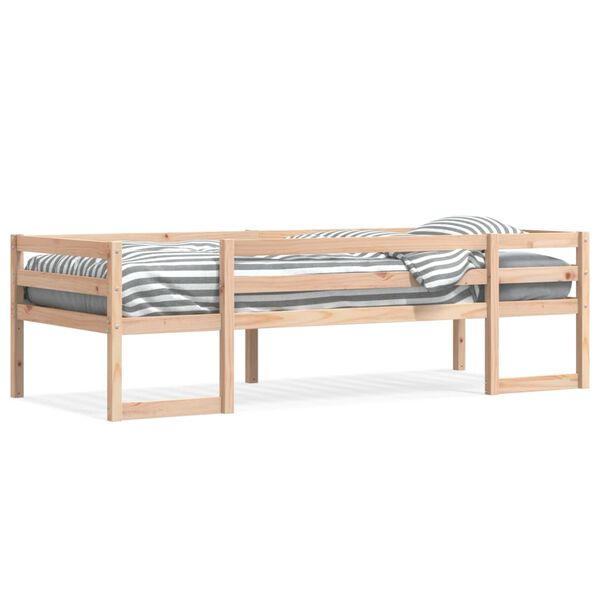vidaXL Kinderbedframe massief grenenhout 75x190 cm