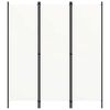 vidaXL Kamerscherm met 3 panelen 150x180 cm wit