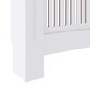 vidaXL Radiatorafdekking 2 pcs Wit 205 x 20,5 x 81,5cm Bewerkt hout
