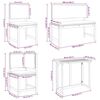 vidaXL Tuin Bistro Set 4 pcs Bruin Massief Acaciahout