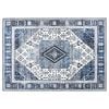 vidaXL Vloerkleed ORIZ Donkerblauw 140 x 200 cm 100% polyester