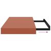 vidaXL Wandplank Wandgemonteerd 4 pcs Rood 50 x 23 x 4 cm Bewerkt hout