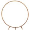 vidaXL Trouwrand Licht Bruin 224 x 80 x 220 cm Massief grenenhout